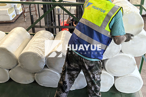 rock wool product in bulk for commercial insulation