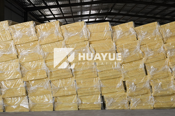 fiberglass insulation exposed in warehouse