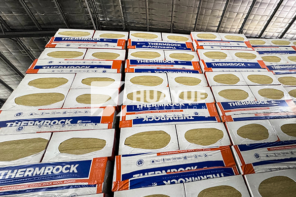 warehouse of mineral wool insulation products