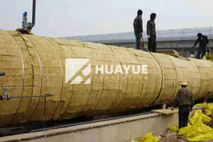 mineral wool batts application in tank system