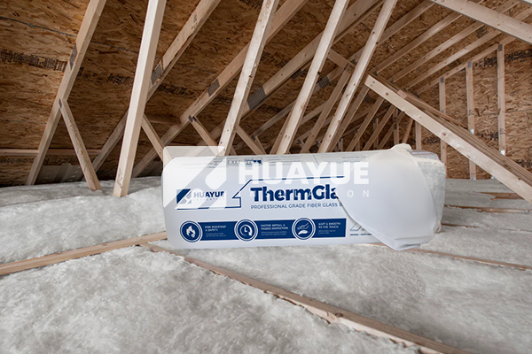 Attic Installation of R30 Unfaced Insulation