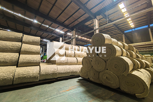warehouse storage for rock wool bulk