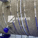 rockwool insulation installation on industrial tanks and pipes