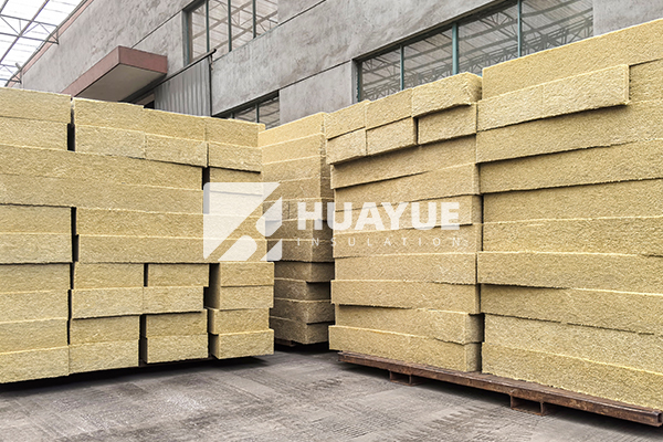 Rock wool insulation storage warehouse