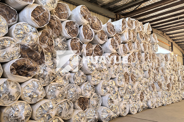 duct insulation warehouse scene