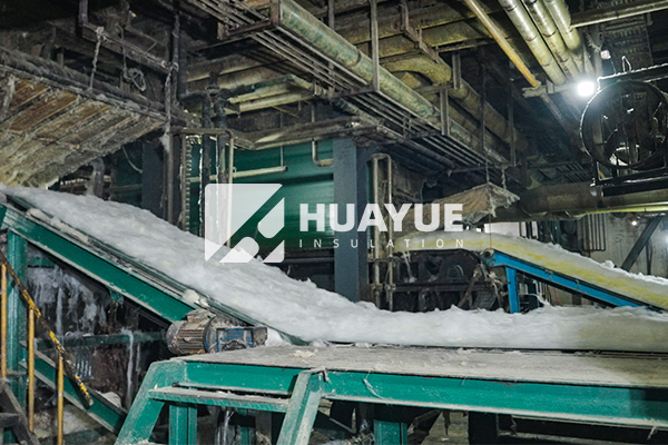 fiberglass insulation production line image