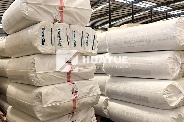 kraft faced batt insulation storage warehouse