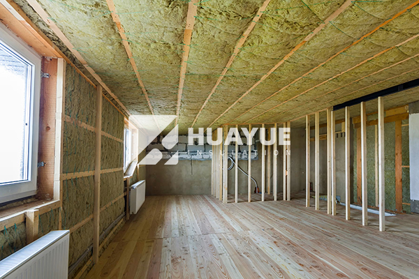 Rock wool application in building construction