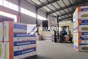 rock wool insulation warehouse storage