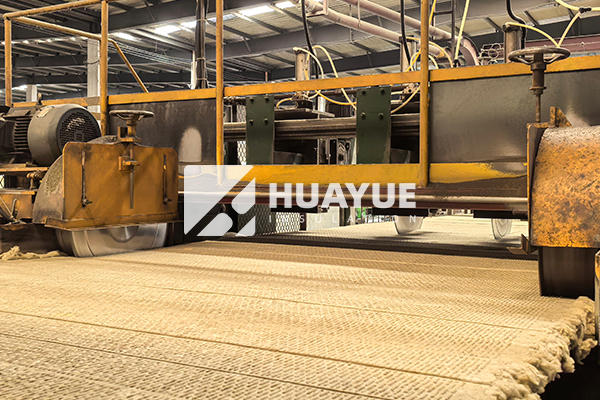 Rock wool production line manufacturing process