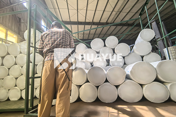 Application image: rock wool blanket in a factory setting