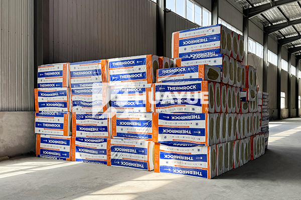 Rock wool warehouse storage