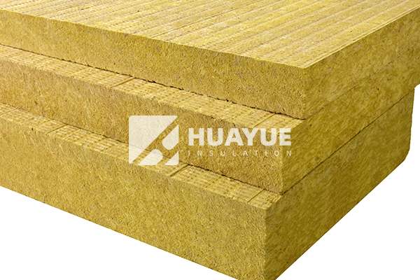 rock wool acoustic panel core inside a framed acoustic panel