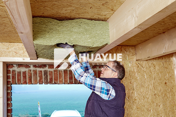 installation detail of rock wool acoustic floor insulation