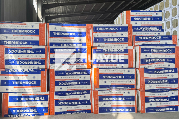 mineral wool warehouse packaging for export supply
