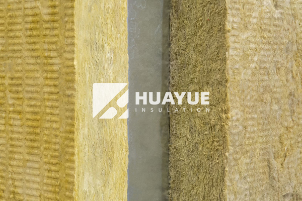 alt text: close-up of mineral wool cavity wall insulation board, showing fiber structure and edge treatment for tight fit