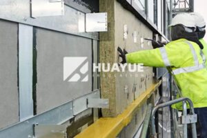 mineral wool wall installation