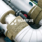rock wool board on high temp pipe