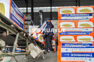 rock wool export warehouse packaging