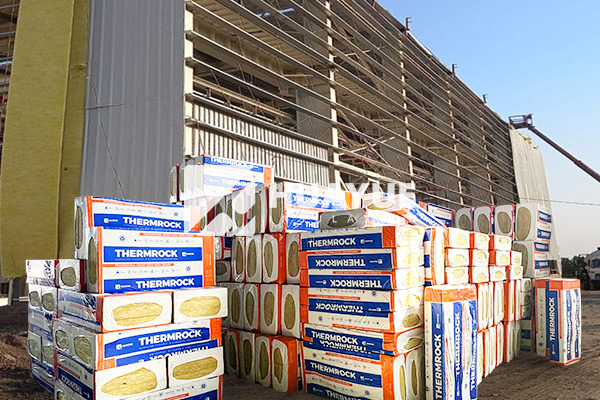 rock wool insulation board for rainscreen cladding