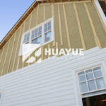 rock wool insulation installed in commercial building wall