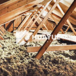 rock wool loose fill insulation attic application