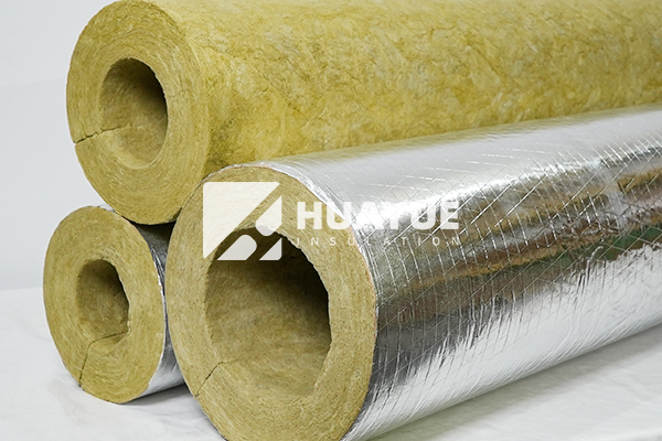 Rock wool pipe section product for HVAC and plumbing insulation rock wool pipe section product image