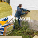 rock wool slab insulation board for commercial buildings
