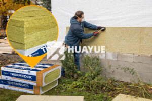 rock wool slab insulation board for commercial buildings