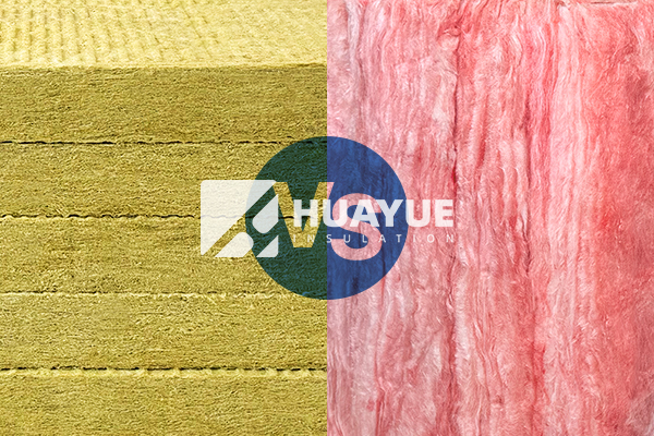 rock wool vs glass wool comparison image