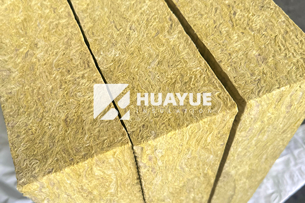Rock wool slab mass and dimensions used to calculate insulation density