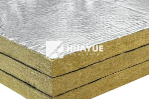 rock wool faced insulation board with aluminum foil facing