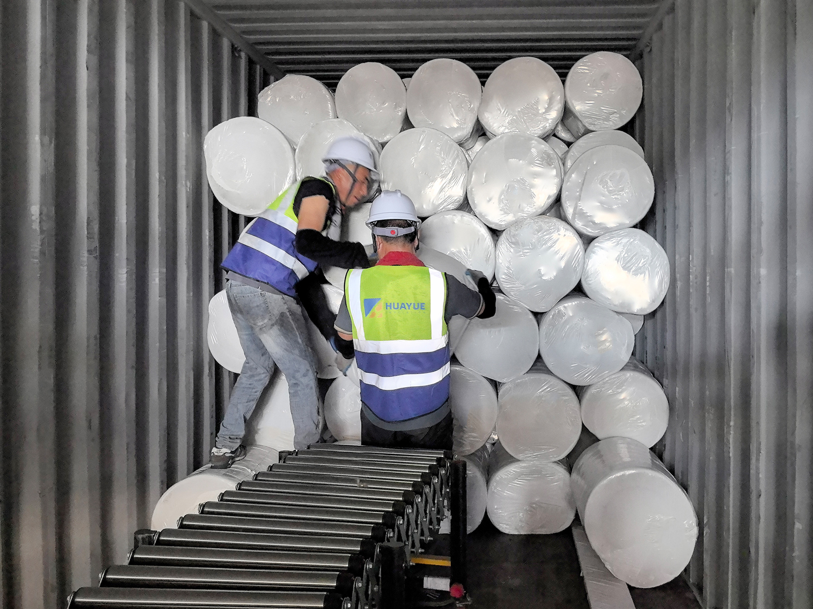 Rock wool container loading proof