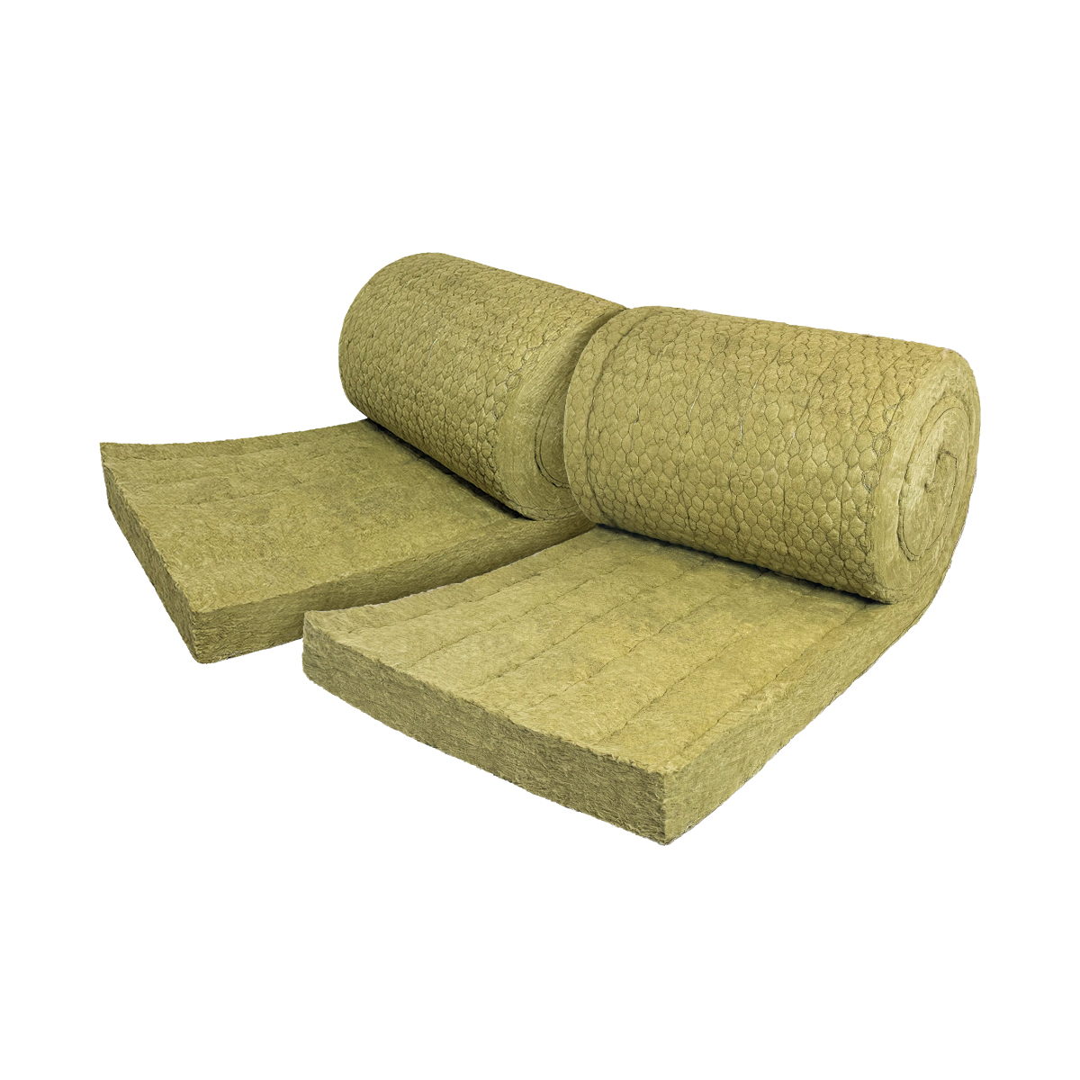 Faced rock wool insulation product