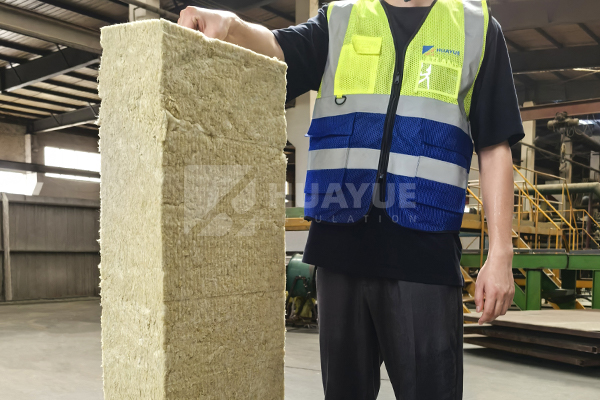 Rock wool ceiling support and fit detail
