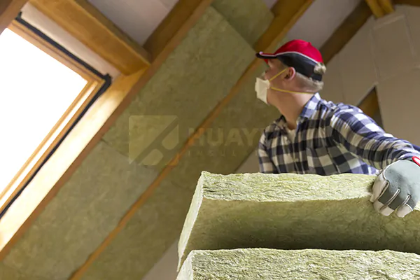R30 mineral wool batt installed continuously across an attic floor