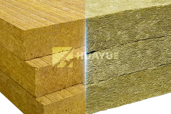 Semi-rigid mineral wool insulation board and batt forms