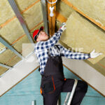 rock wool between floors assembly